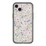 スリムプロテクションプレミアムケース with MagSafe［ 日比谷花壇 - FloralSymphony - ベージュ ］