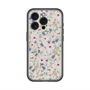 スリムプロテクションプレミアムケース with MagSafe［ 日比谷花壇 - FloralSymphony - ベージュ ］