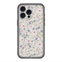 スリムプロテクションプレミアムケース with MagSafe［ 日比谷花壇 - FloralSymphony - ベージュ ］