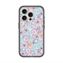 スリムプロテクションプレミアムケース with MagSafe［ 日比谷花壇 - HarmonyinBloom - パープル ］