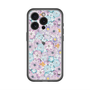スリムプロテクションプレミアムケース with MagSafe［ 日比谷花壇 - HarmonyinBloom - パープル ］
