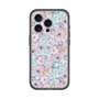 スリムプロテクションプレミアムケース with MagSafe［ 日比谷花壇 - HarmonyinBloom - パープル ］
