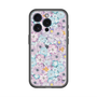スリムプロテクションプレミアムケース with MagSafe［ 日比谷花壇 - HarmonyinBloom - パープル ］