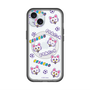 スリムプロテクションプレミアムケース with MagSafe［ クリアソン新宿 - くりあにゃん - 総柄 ］