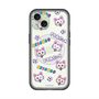 スリムプロテクションプレミアムケース with MagSafe［ クリアソン新宿 - くりあにゃん - 総柄 ］