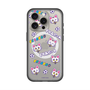 スリムプロテクションプレミアムケース with MagSafe［ クリアソン新宿 - くりあにゃん - 総柄 ］