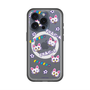 スリムプロテクションプレミアムケース with MagSafe［ クリアソン新宿 - くりあにゃん - 総柄 ］