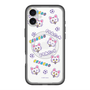 スリムプロテクションプレミアムケース with MagSafe［ クリアソン新宿 - くりあにゃん - 総柄 ］