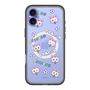 スリムプロテクションプレミアムケース with MagSafe［ クリアソン新宿 - くりあにゃん - 総柄 ］