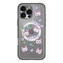スリムプロテクションプレミアムケース with MagSafe［ クリアソン新宿 - くりあにゃん - 総柄 ］