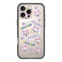 スリムプロテクションプレミアムケース with MagSafe［ クリアソン新宿 - くりあにゃん - 総柄 ］