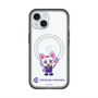 スリムプロテクションプレミアムケース with MagSafe［ クリアソン新宿 - くりあにゃん - ハイタッチ ］