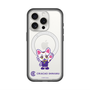 スリムプロテクションプレミアムケース with MagSafe［ クリアソン新宿 - くりあにゃん - ハイタッチ ］