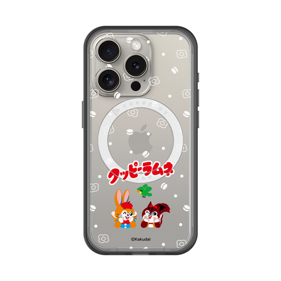 スリムプロテクションプレミアムケース with MagSafe［ クッピーラムネ - 寝ころぶ ］