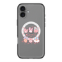 スリムプロテクションプレミアムケース with MagSafe［ もくもくちゃん - リボン ］