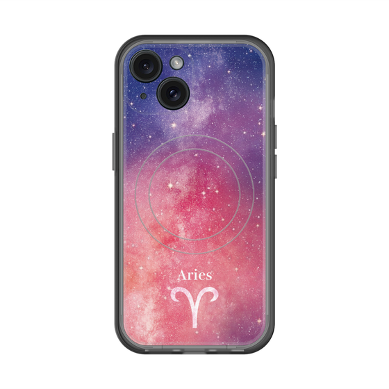 スリムプロテクションプレミアムケース with MagSafe［ STARRY SIGNS - オリジナル - Aries ］