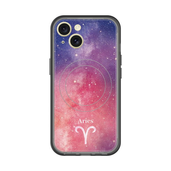 スリムプロテクションプレミアムケース with MagSafe［ STARRY SIGNS - オリジナル - Aries ］