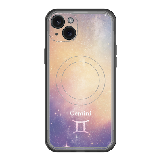 スリムプロテクションプレミアムケース with MagSafe［ STARRY SIGNS - オリジナル - Gemini ］