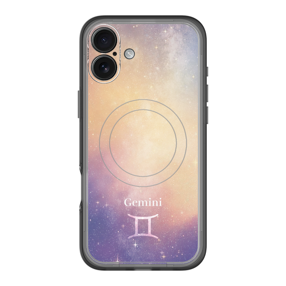 スリムプロテクションプレミアムケース with MagSafe［ STARRY SIGNS - オリジナル - Gemini ］