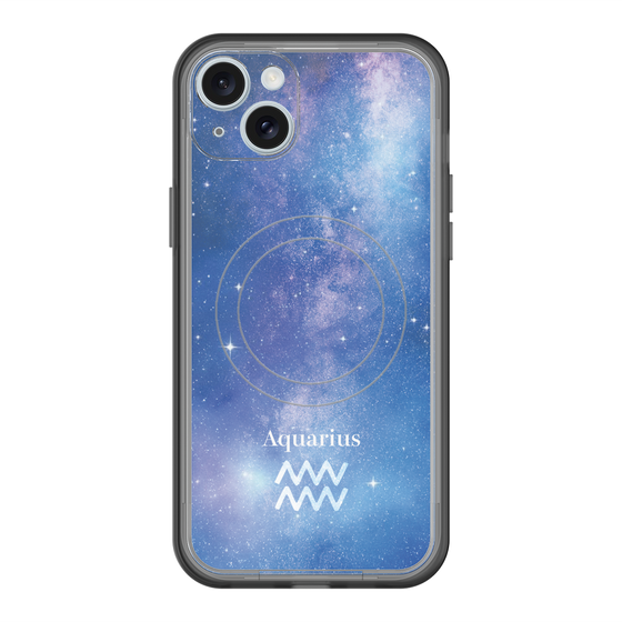 スリムプロテクションプレミアムケース with MagSafe［ STARRY SIGNS - オリジナル - Aquarius ］