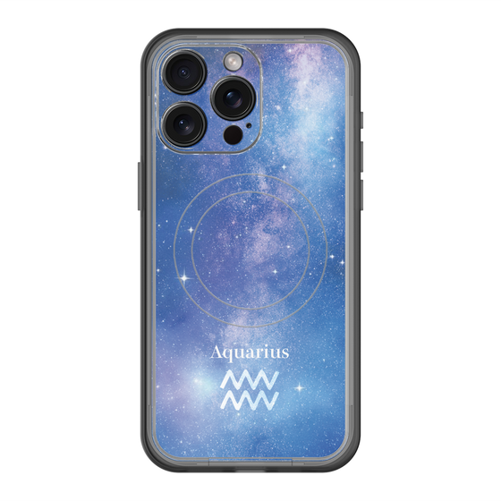 スリムプロテクションプレミアムケース with MagSafe［ STARRY SIGNS - オリジナル - Aquarius ］