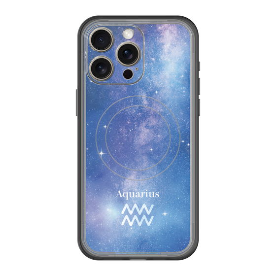スリムプロテクションプレミアムケース with MagSafe［ STARRY SIGNS - オリジナル - Aquarius ］