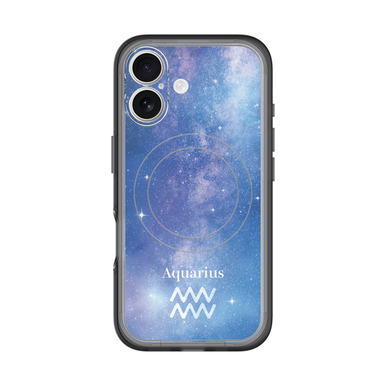 スリムプロテクションプレミアムケース with MagSafe［ STARRY SIGNS - オリジナル - Aquarius ］