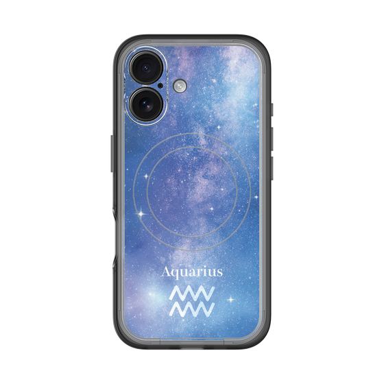 スリムプロテクションプレミアムケース with MagSafe［ STARRY SIGNS - オリジナル - Aquarius ］