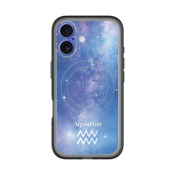 スリムプロテクションプレミアムケース with MagSafe［ STARRY SIGNS - オリジナル - Aquarius ］