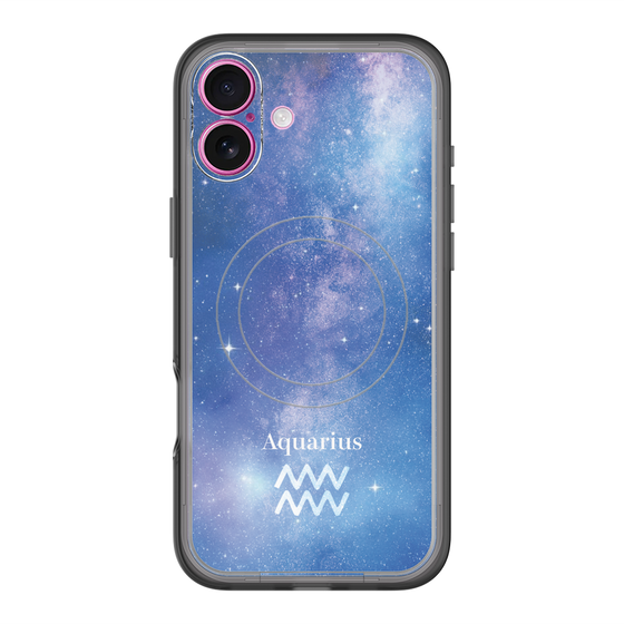スリムプロテクションプレミアムケース with MagSafe［ STARRY SIGNS - オリジナル - Aquarius ］