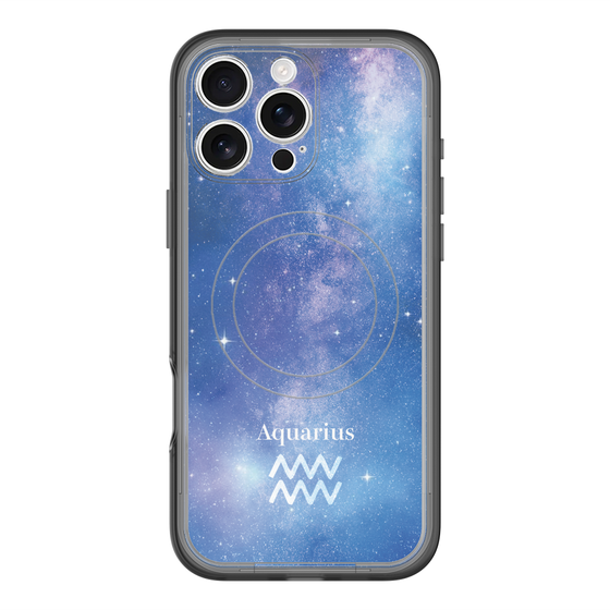 スリムプロテクションプレミアムケース with MagSafe［ STARRY SIGNS - オリジナル - Aquarius ］