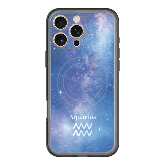 スリムプロテクションプレミアムケース with MagSafe［ STARRY SIGNS - オリジナル - Aquarius ］