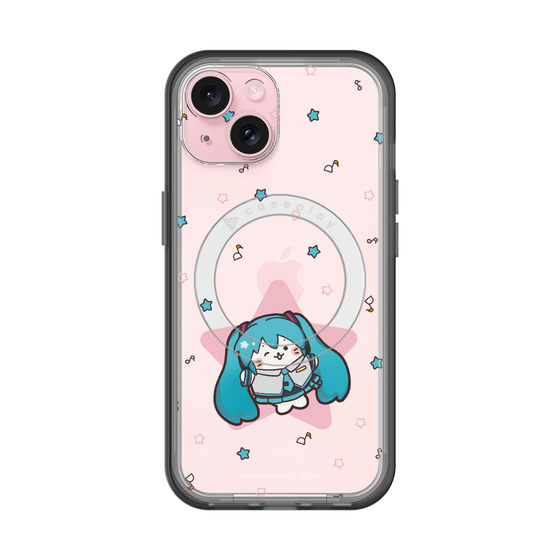 スリムプロテクションプレミアムケース with MagSafe［ しろたん×初音ミク - 初音ミク - しろたん変身 ］