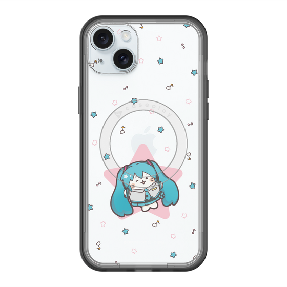 スリムプロテクションプレミアムケース with MagSafe［ しろたん×初音ミク - 初音ミク - しろたん変身 ］