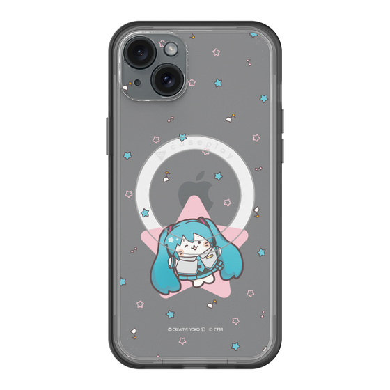 スリムプロテクションプレミアムケース with MagSafe［ しろたん×初音ミク - 初音ミク - しろたん変身 ］
