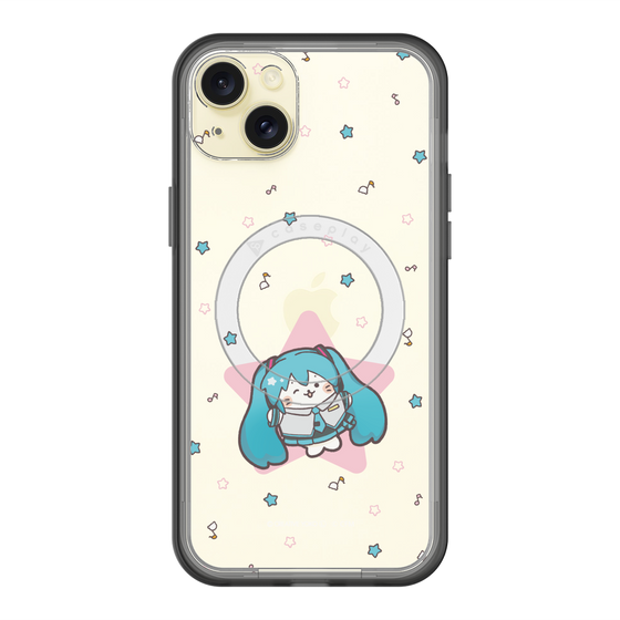 スリムプロテクションプレミアムケース with MagSafe［ しろたん×初音ミク - 初音ミク - しろたん変身 ］