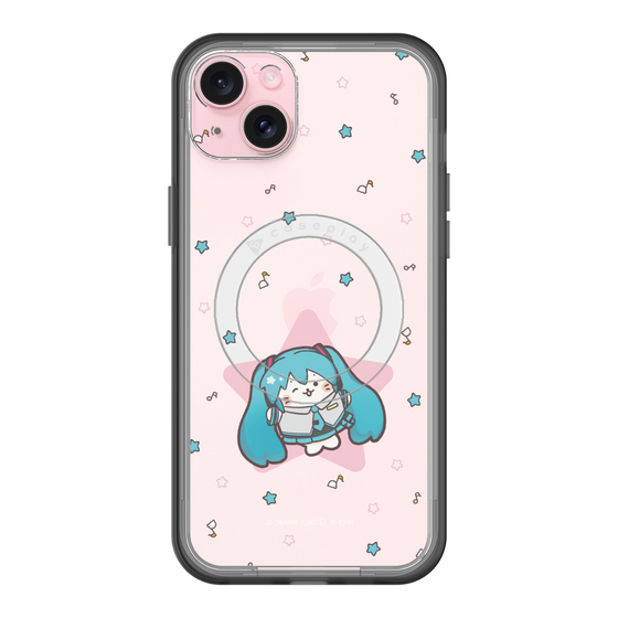 スリムプロテクションプレミアムケース with MagSafe［ しろたん×初音ミク - 初音ミク - しろたん変身 ］