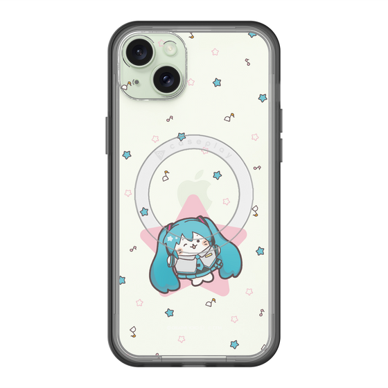 スリムプロテクションプレミアムケース with MagSafe［ しろたん×初音ミク - 初音ミク - しろたん変身 ］
