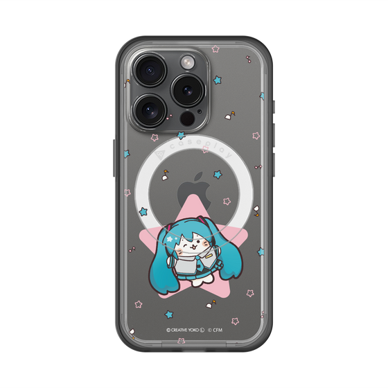 スリムプロテクションプレミアムケース with MagSafe［ しろたん×初音ミク - 初音ミク - しろたん変身 ］
