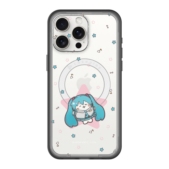 スリムプロテクションプレミアムケース with MagSafe［ しろたん×初音ミク - 初音ミク - しろたん変身 ］