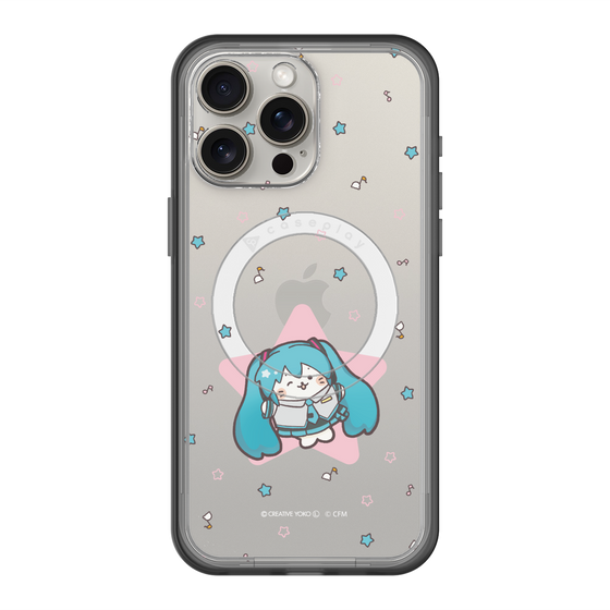 スリムプロテクションプレミアムケース with MagSafe［ しろたん×初音ミク - 初音ミク - しろたん変身 ］
