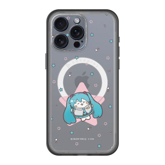 スリムプロテクションプレミアムケース with MagSafe［ しろたん×初音ミク - 初音ミク - しろたん変身 ］