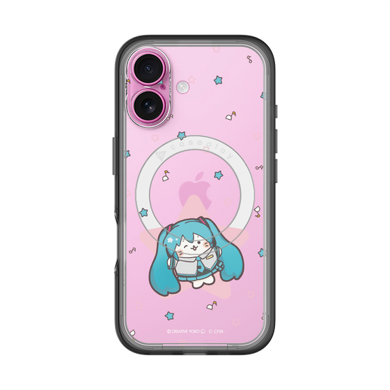 スリムプロテクションプレミアムケース with MagSafe［ しろたん×初音ミク - 初音ミク - しろたん変身 ］