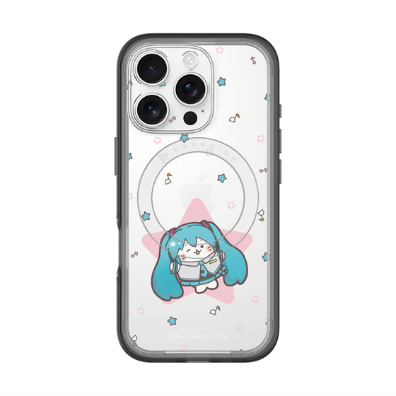 スリムプロテクションプレミアムケース with MagSafe［ しろたん×初音ミク - 初音ミク - しろたん変身 ］