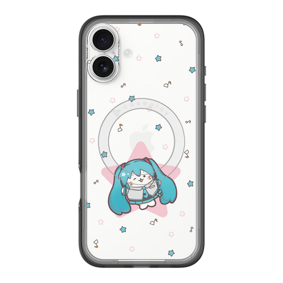 スリムプロテクションプレミアムケース with MagSafe［ しろたん×初音ミク - 初音ミク - しろたん変身 ］