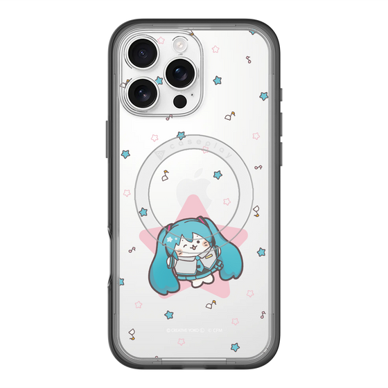 スリムプロテクションプレミアムケース with MagSafe［ しろたん×初音ミク - 初音ミク - しろたん変身 ］