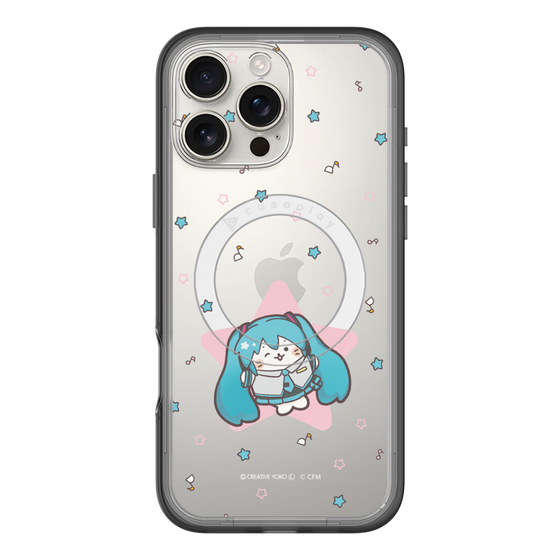 スリムプロテクションプレミアムケース with MagSafe［ しろたん×初音ミク - 初音ミク - しろたん変身 ］