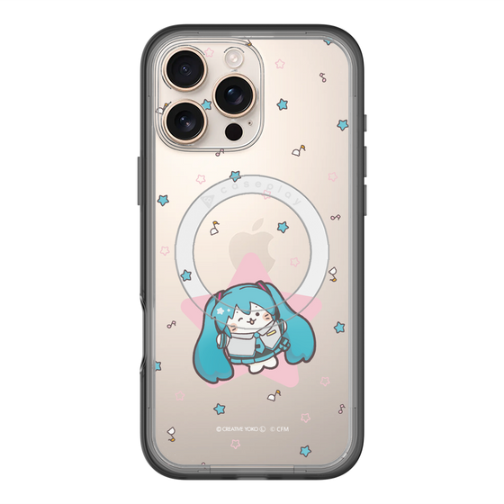 スリムプロテクションプレミアムケース with MagSafe［ しろたん×初音ミク - 初音ミク - しろたん変身 ］