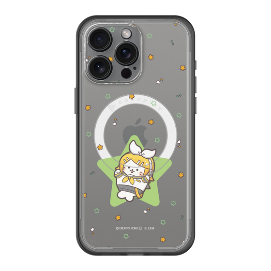 スリムプロテクションプレミアムケース with MagSafe［ しろたん×初音ミク - 鏡音リン - しろたん変身 ］