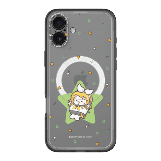 スリムプロテクションプレミアムケース with MagSafe［ しろたん×初音ミク - 鏡音リン - しろたん変身 ］